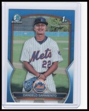 2023 Bowman Chrome - Dangelo Sarmiento - Chrome Prospects Blue Refractor #/150