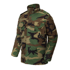 HELIKON TEX US M65 Jacke Army Military Field Jacket woodland camouflage Small