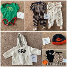 Baby Boys Clothing Lot Fall Winter 3 Months 3-6 Mos Gap Old Navy Halloween X-mas