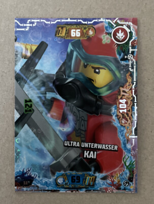 ULTRA UNTERWASSER KAI - Nr. 18 - LEGO Ninjago Tradingcards Serie 7 - NEU !!!