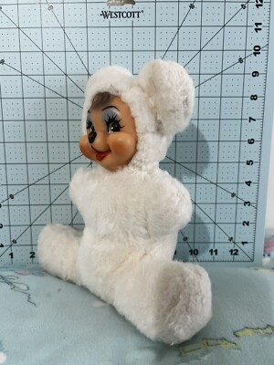 Vintage Rubber Face Plush Happy Bear Mexico 80's | eBay