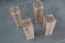 Balken Kantholz Leisten Eiche Massiv Holz Brett Möbelfuß Tischbein Bohle