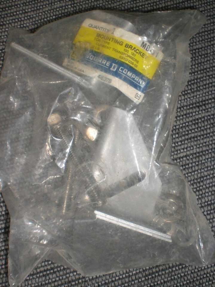 Square D MB-31 Mounting Bracket FOR TYPE 100, 120 CURRENT TRANSFORMERS - Image 4 of 4