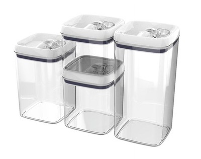 Better Homes & Gardens Flip-Tite 4-Pack Square Food Storage Container Set