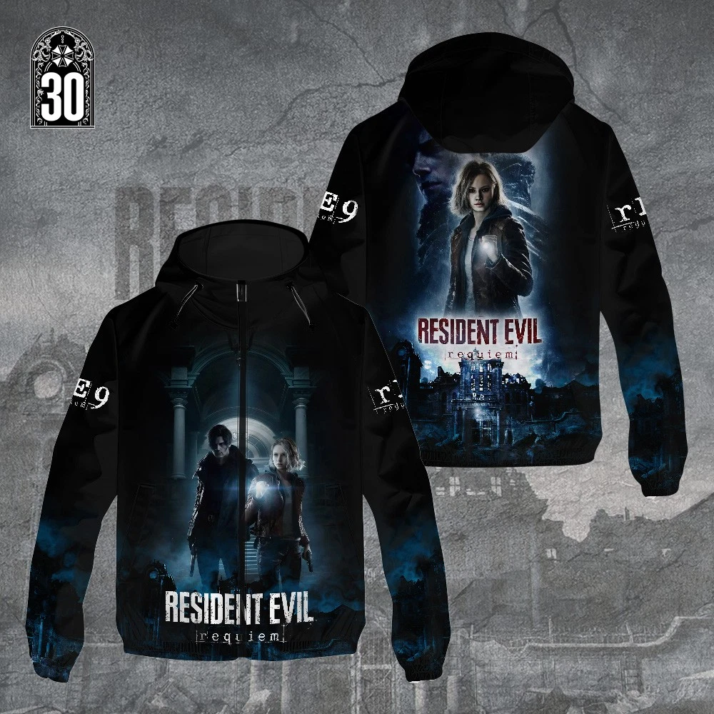 Resident Evil Requiem 3D Windbreaker Jacket GNE53301.2 image 1
