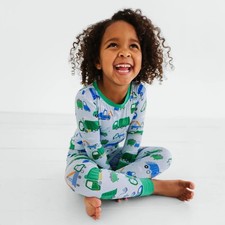 Little Sleepies   Size 9/10   Clean Up Crew Trucks LS Pants Pajama PJ Set NWT