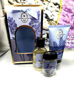 Bath & Body Works Mini Gift Set Body 3 pc Mist Fragrance Sanitizer