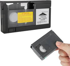 Adattatore per Cassette VHS C, Lettore Di Cassette Video per Vari Nastri S VHS C