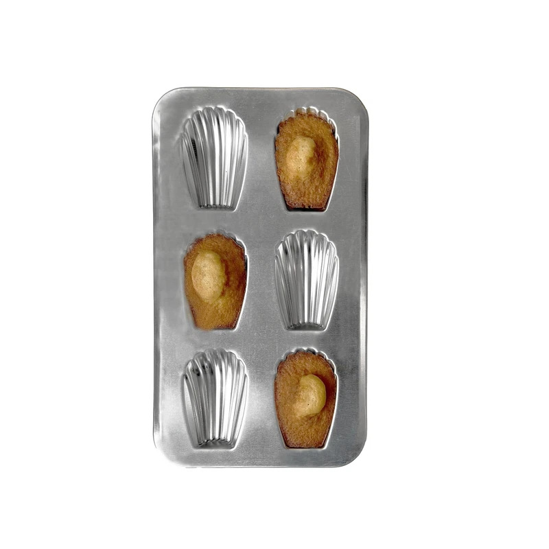Gobel Madeleines Cake Mould 6 Xxl Gourmet Madeleines Tinplate 395 X 200 Mm Made