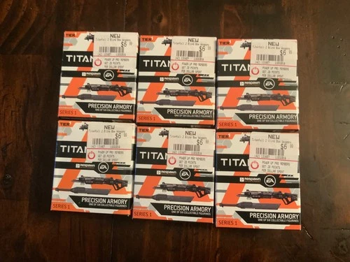 Tier 1 Titanfall 2 Precision Armory Blind Box Weapon Series 1  6 pieces
