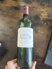 Chateau Margaux 2002 Premier Grand Cru Classe, pusta butelka