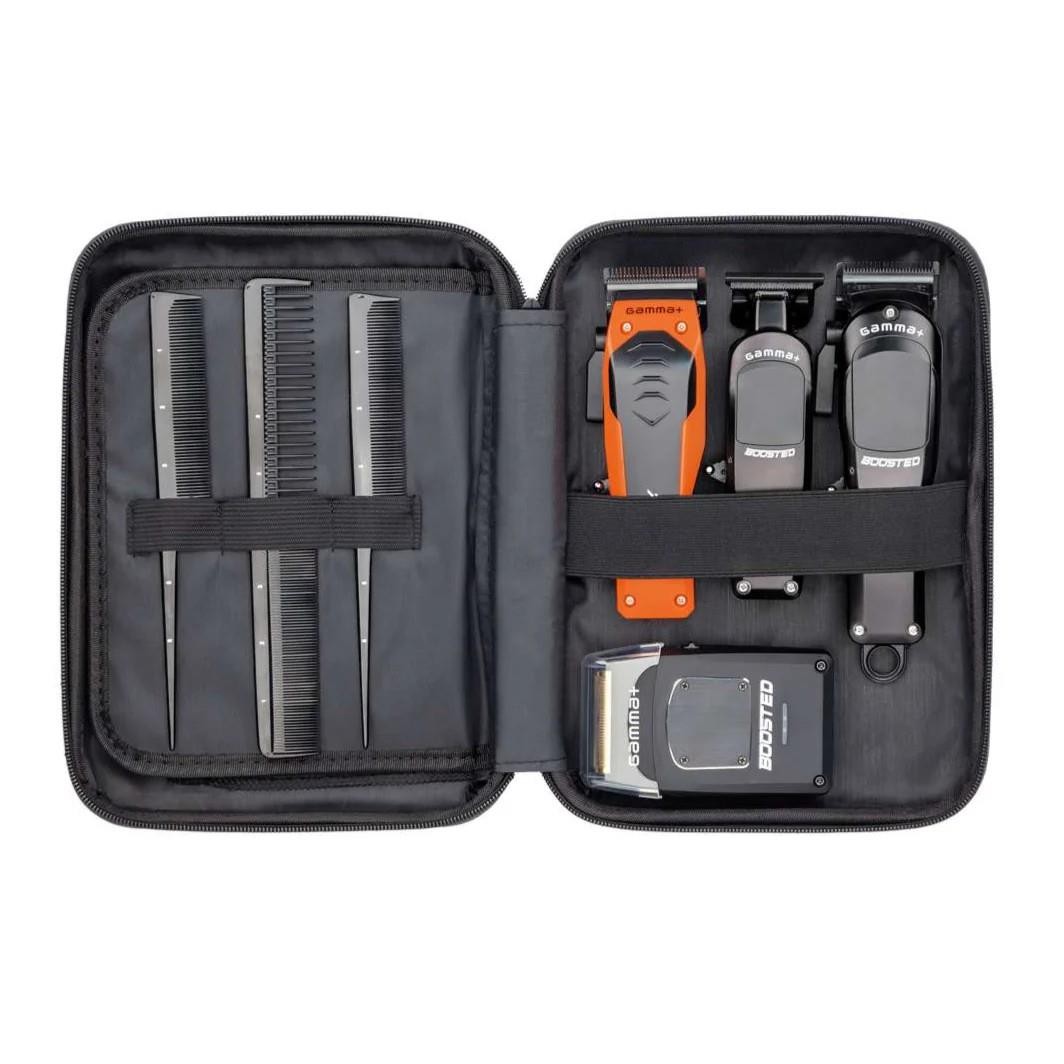 Gamma+ Professional Travel Case Carry Zip Barber Tools Clippers Scissors Combs
