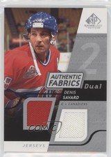 2008-09 SP Game Used Edition Authentic Fabrics Dual Denis Savard #AF-DS HOF 08wd
