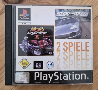 2 Spiele - Need for Speed Porsche Moto Racer 2 - PS1 - PlayStation 1 - 1/2 CDs  