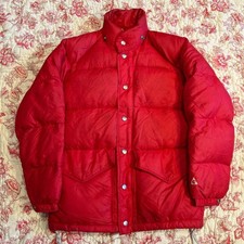 True Vintage 1970s Gerry Thick Goose Down Cherry Red Puffer Jacket 