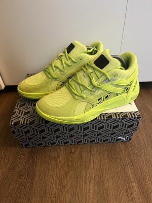 MCM x Puma TRC Blaze Court Acid Lime Sneaker Schuhe Men's Gr.42