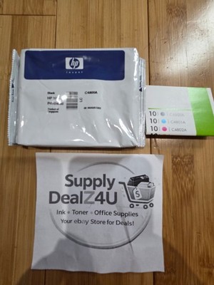 OEM HP 10 Black Printhead C4800A For HP Designjet 500 800 and More Sealed NEW
