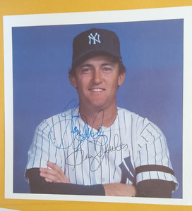Graig Nettles Signed 8 x 8