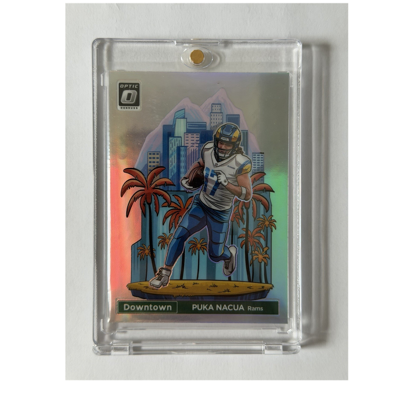 2024 Panini Donruss Optic Downtown Puka Nacua #20 Rams NFL
