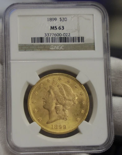 1899 US $20 Liberty Double Eagle NGC MS63 NGC