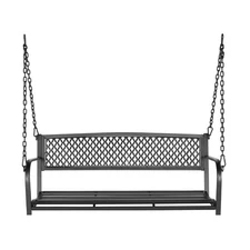 47.3" Swing Chair Bench Hanging Seat Garden Patio Furniture Outdoor for 2 People