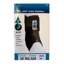 Med Spec ASO Ankle Stabilizer - Black, Size Small Brand New