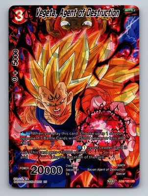 Vegeta, Agent of Destruction BT6-120 Destroyer Kings Dragon Ball Super NM  Foil