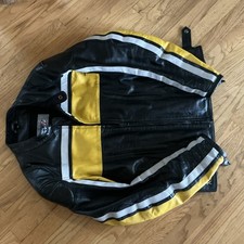 Joe Rocket Motorcycle Jacket.  Yellow/Black Size XL