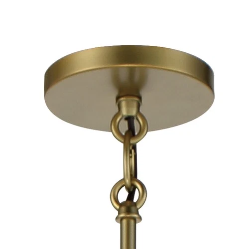 Minka Lavery 3866 Windward Passage 6 Light 27"W Pendant - Soft Brass / Coal - Picture 5 of 12