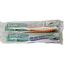 NOS SEALED 2x Gum Specialty Toothbrushes 308 End Tuft