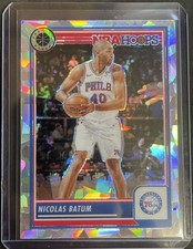 2023-24 NBA Hoops Premium Stock Nicolas Batum Cracked Ice Prizm #30 76ers