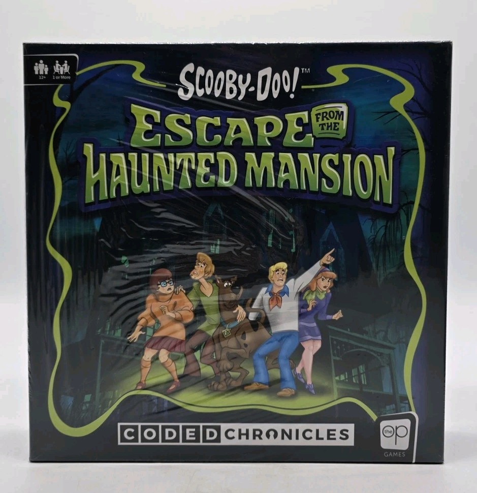 Scooby-Doo Escape from the Haunted Mansion Fun Coded Chronicles Game for 1-6