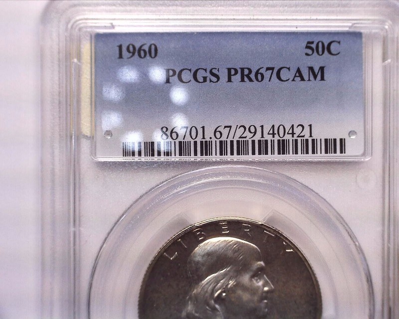 1960 Proof Franklin Half Dollar, PCGS PR67 CAMEO,  Nice! *Take a LooK*