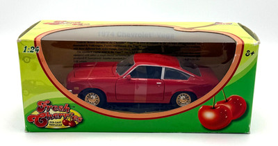 Motor Max - Fresh Cherries - Red 1974 Chevrolet Vega - 1:24 Scale
