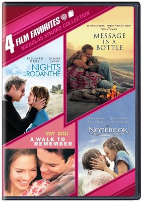 4 Film Favorites: Nicholas Sparks (Message in a Bottle, Nights in Rodanthe, ...