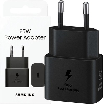 Samsung 25W Power Adapter Schwarz Schnellladegerät EP-T2510