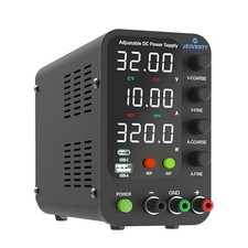 DC Power Supply Variable, 0-32V 0-10A Switching Bench Power Supply with 20W U...