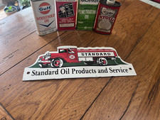 Nice Standard Oil Products Truck Porcelain Sign Nice Standard Oil Products Truck Porcelain Sign
