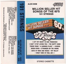 101 Strings Millions Sellers Hit Songs Of The 60s Cassette 1982 Reissue Stereo