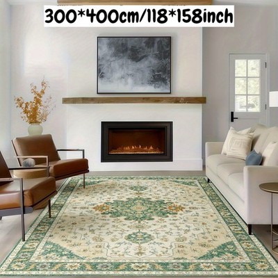 Extra Large Velvet at 850G Per Square Meter,2D FLAT RUG Velvet Material w/Non-S