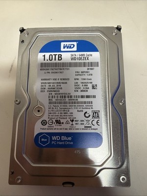 Western Digital 1TB 3.5'' SATA III 7200 RPM 64MB Cache HDD  WD10EZEX