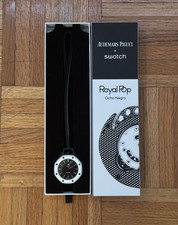 Brand New Audemars Piguet X Swatch Bioceramic Royal Pop Ocho Negro Watch