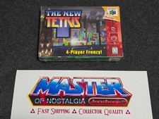 N64 Nintendo 64 THE NEW TETRIS New Factory Sealed Game VGA Wata CGC Rare