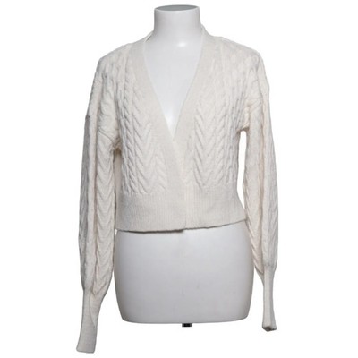 Glassons, Bolero, Größe: XS, Weiß, Acryl/Polyamid, Chevron, Zopfstrick #VEc