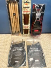 Circular & Straight Knitting Needle Lot ~ Knitter's Pride, Addi, Colonial ~ NEW