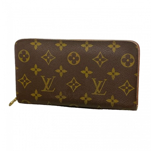 Louis Vuitton Long Wallet Monogram Porte-Monnaie Zip M61727 Brown Ladies