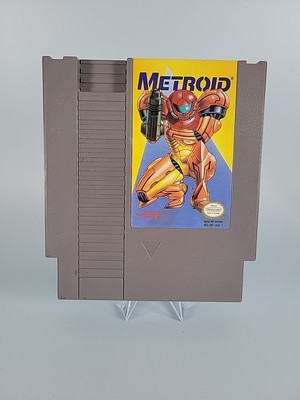 Metroid Yellow Label (NES, 1987) Authentic Cleaned TESTED -  With Manual 