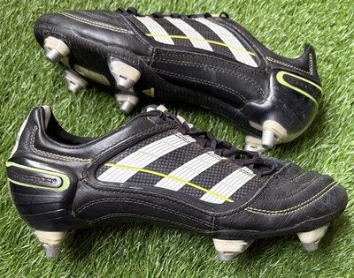 Adidas Predator X SG Fußballschuhe Größe UK 7 sehr selten klassisch Leder schwarz
