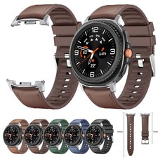Durable Adjustable Soft Leather Strap Band For Galaxy Watch 8 40/44mm/8 Classic