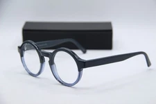 NEW ANDY WOLF 4614 COL. 03 BLUE ROUND FADE AUTHENTIC FRAMES EYEGLASSES 46-21